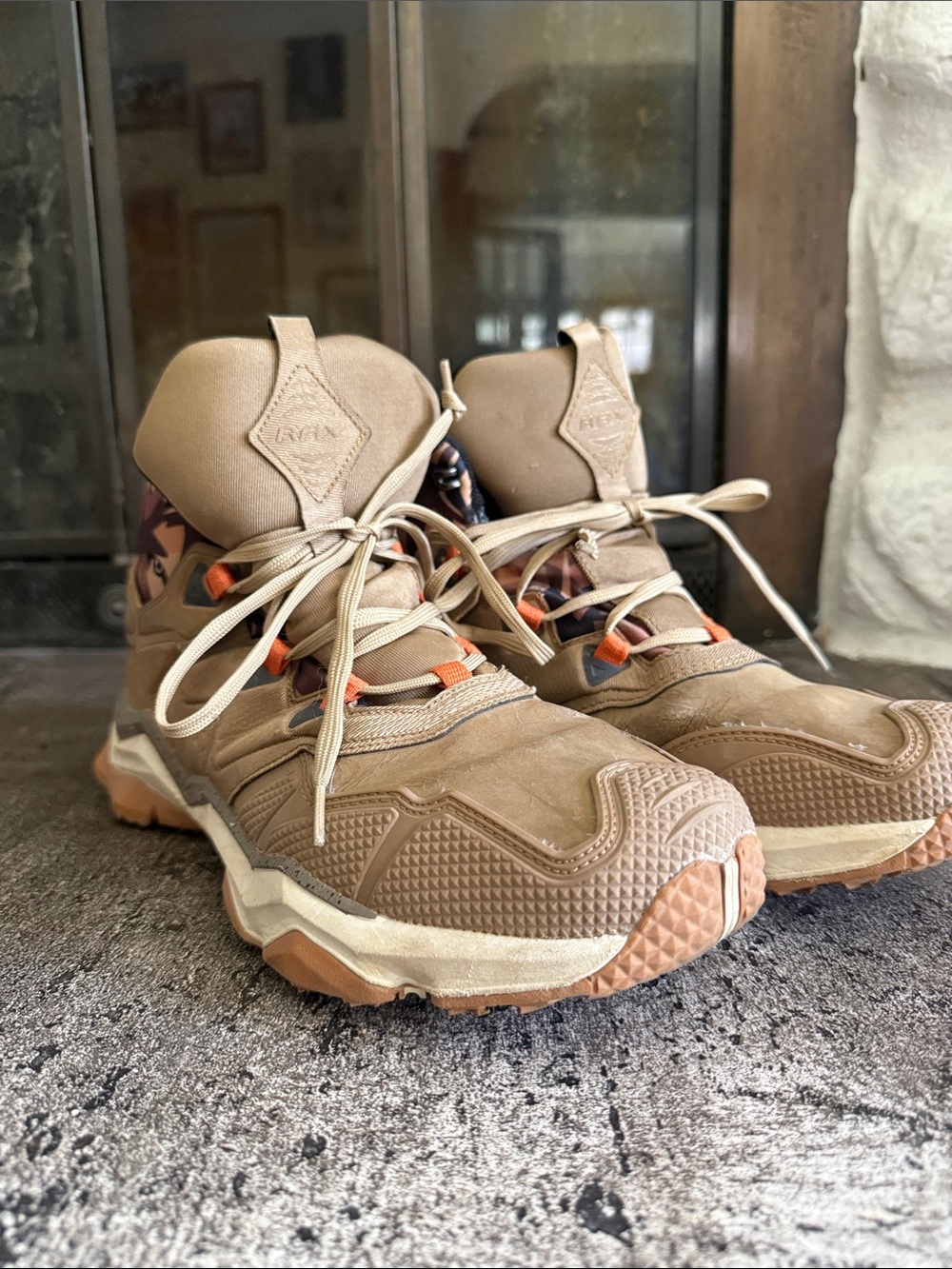 Men's Tactical Trail Sneakers - Taupe/Beige